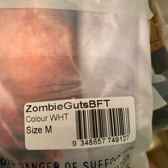 Blackmilk “ZOMBIE GUTS BFT” Size Medium M NWT Blood - Picture 12 of 16